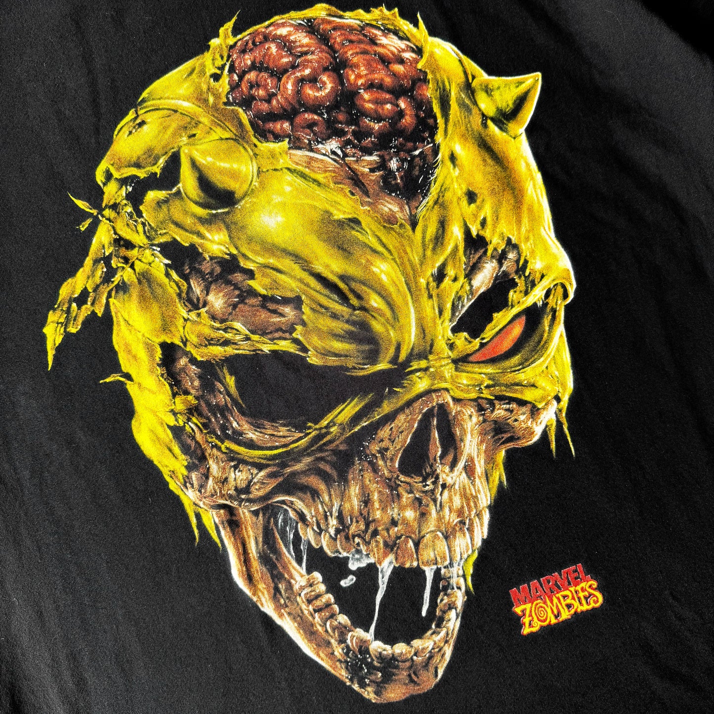 MORBID MURDOCK YELLOW MASK PULLOVER (OFF-BLACK)