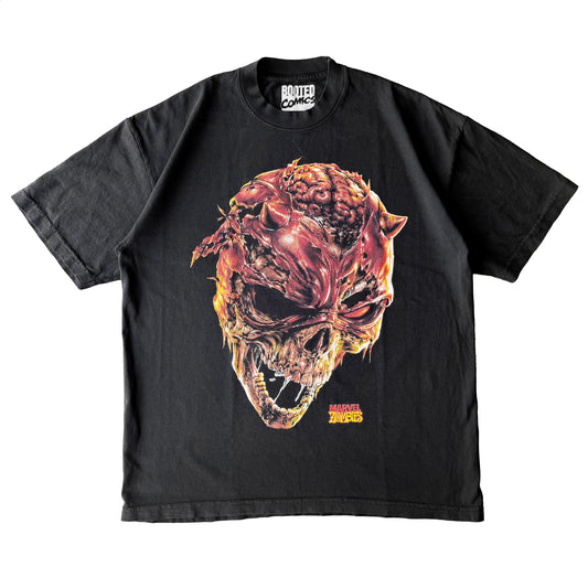 “MORBID MURDOCK” RED MASK TEE (BLACK EDGE)